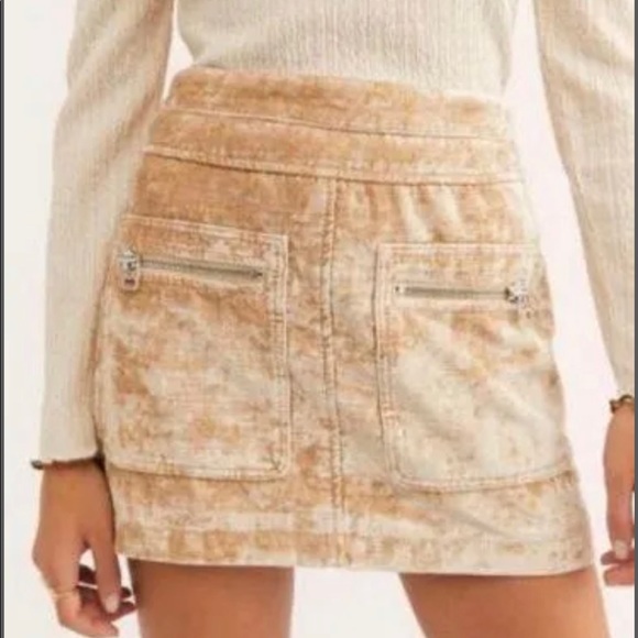 Free People Dust To Dust Velvet Skirt - Picture 5 of 12